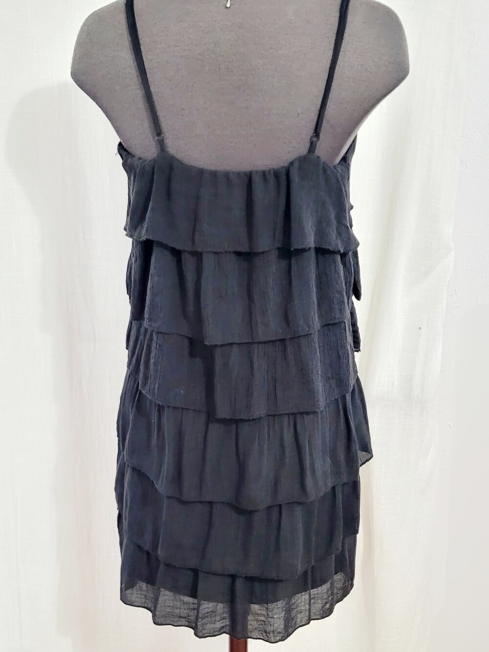 Tiered Ruffle Dress / Xl - Picture 4 of 11